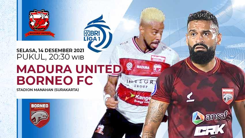 Pertandingan antara Madura United Borneo FC (Liga 1 BRI). - INDOSPORT