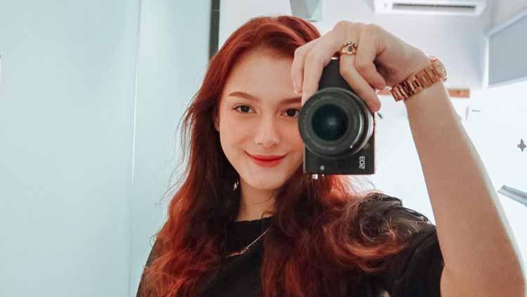 Selebgram Malaysia sekaligus kekasih Aditya Zoni, Yasmine Ow.