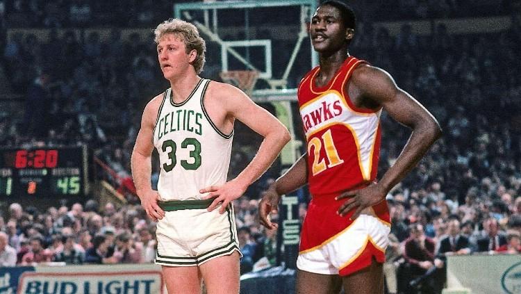 Larry Birds kala membela Boston Celtics.