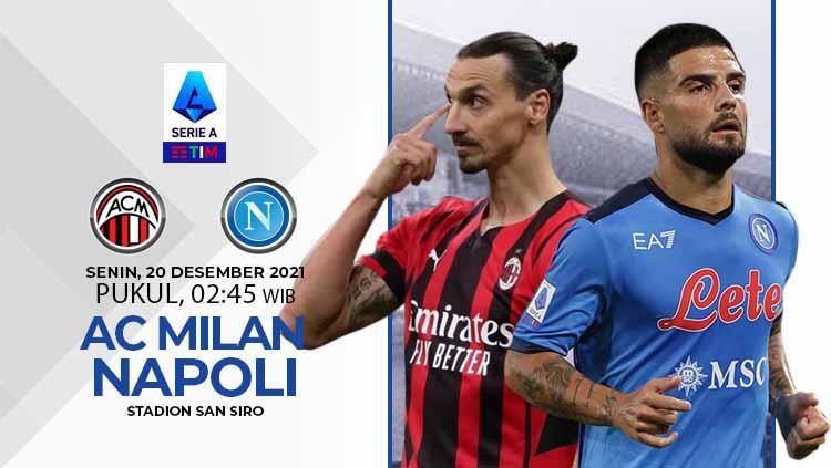Berikut rekomendasi susunan tim di game eSports MPL Fantasy, untuk laga Liga Italia antara AC Milan vs Napoli, Senin (20/12/21) dini hari WIB.