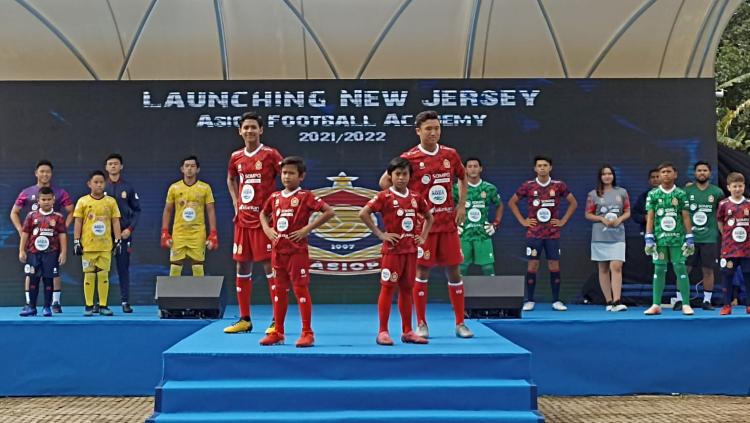 Launching jersey ASIOP di ASIOP Training Ground, Royal Park Sentul, Sabtu (18/12/21).