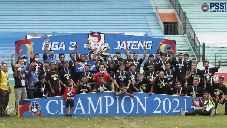 Persipa Pati menjuarai Liga 3 2021 zona Jawa Tengah.