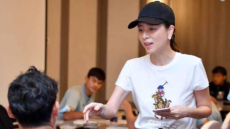 Nualphan Lamsam (Madam Pang) akui Thailand kurang maksimal di Piala AFF 2022 kontra Brunei Darussalam pada Selasa (20/12/22).