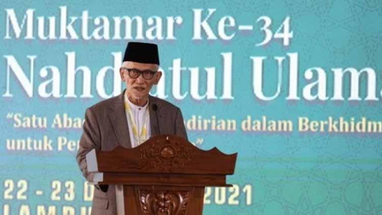 KH Miftachul Akhyar ditetapkan sebagai Rais Aam Pengurus Besar Nahdlatul Ulama (PBNU) 2021-2026.