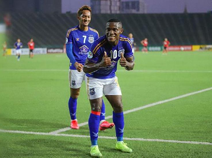 Privat Mbarga, Mesin Gol Baru Bali United Asal Kamerun Copyright: Facebook Svay Rieng FC