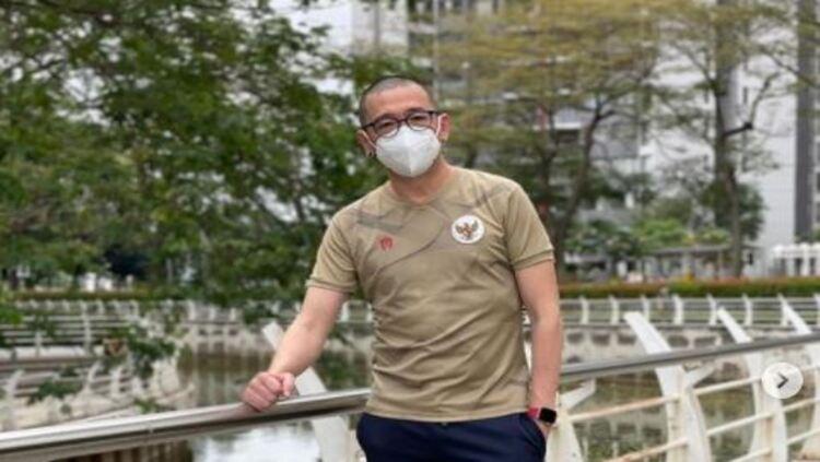 Komentator dan pengamat sepak bola, justinus Lhaksana alias Coach Justin.