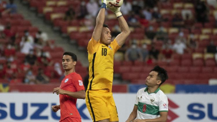 Hassan Sunny, Tembok Kokoh Singapura yang Sulitkan Kemenangan Timnas di Piala AFF Copyright: twitter.com/FASingapore