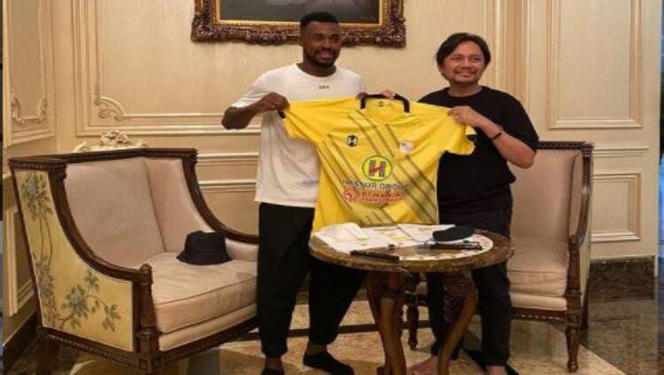 Guy Junior resmi merapat ke Barito Putera di putaran kedua Liga 1 2021-22.