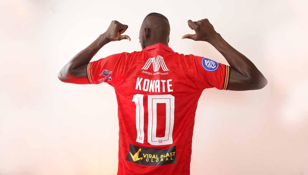 Makan Konate saat menjadi pemain anyar Persija Jakarta.
