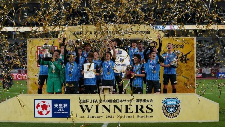 Klub Kawasaki Frontale berhasil menjuarai gelaran Meiji Yasuda J1 League 2021. - INDOSPORT