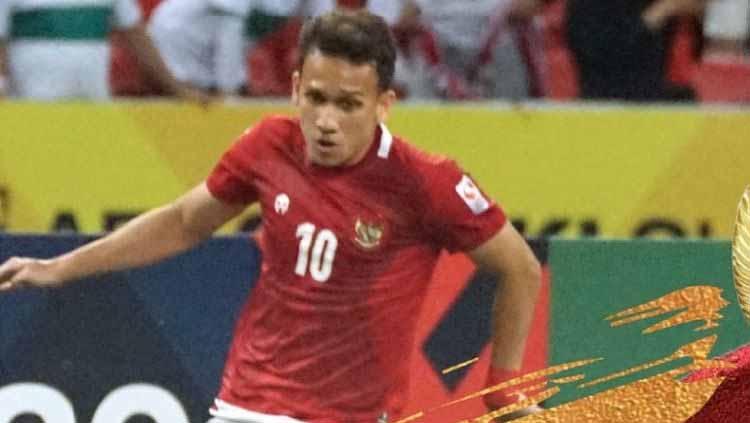 Egy Maulana Vikri pada laga final Piala AFF 2020 kontra Thailand
