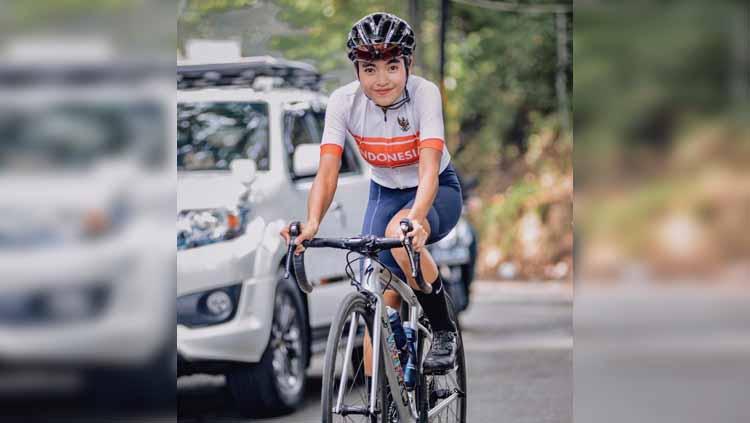 Dewika Mulia atlet sepeda