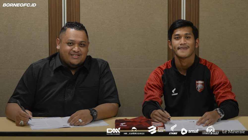 Indra Mustafa resmi ke Borneo FC pada putaran kedua Liga 1 2021/2022. - INDOSPORT