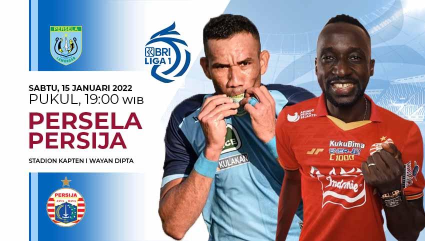Link live streaming pertandingan pekan ke-20 Liga 1 2021/2022 antara Persela Lamongan vs Persija Jakarta yang digelar pada Sabtu (15/01/22) pukul 19.00 WIB. - INDOSPORT