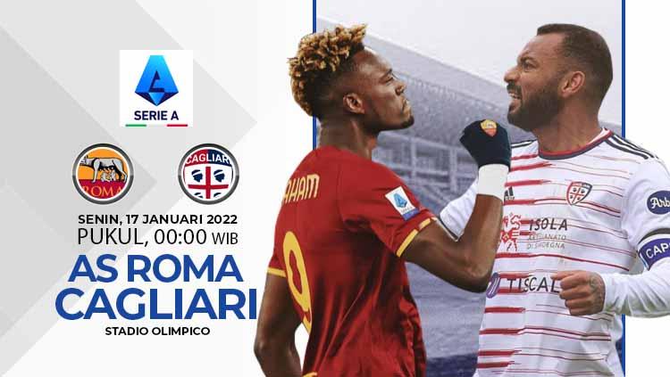 Berikut prediksi pertandingan pekan ke-22 Liga Italia antara AS Roma vs Cagliari yang dimainkan di Stadion Olimpico, Senin (17/01/22) dini hari WIB. - INDOSPORT