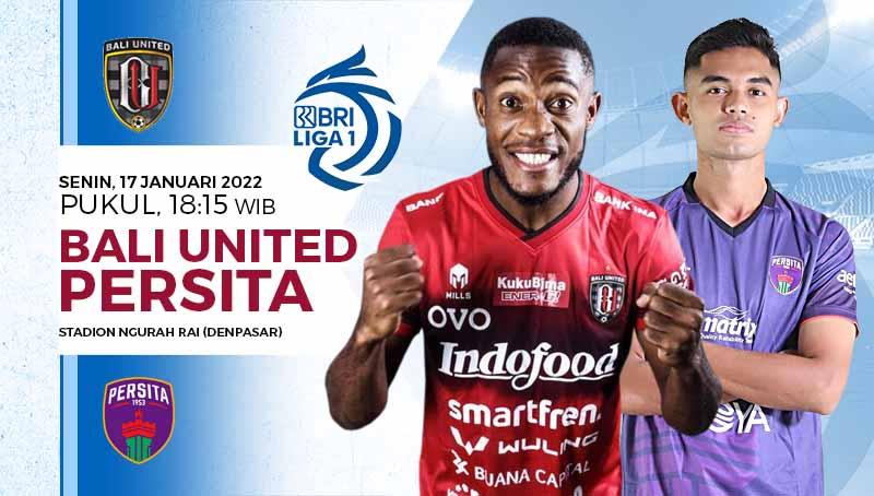 Prediksi pertandingan Liga 1 2021-2022 antara Bali United melawan Persita Tangerang di Stadion Ngurah Rai, Denpasar, Senin (17/1/22). - INDOSPORT