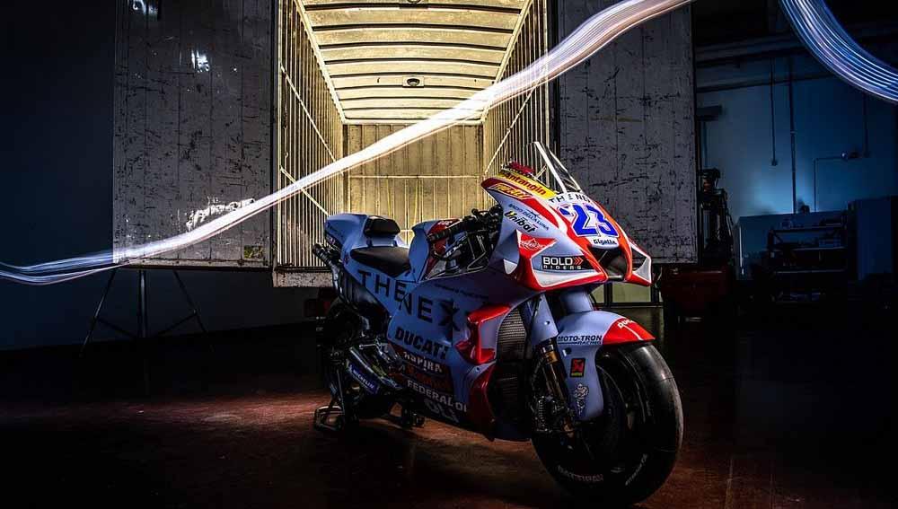 Tim Gresini Racing baru saja merilis tampilan livery motor yang akan digunakannya pada kejuaraan MotoGP 2022. - INDOSPORT