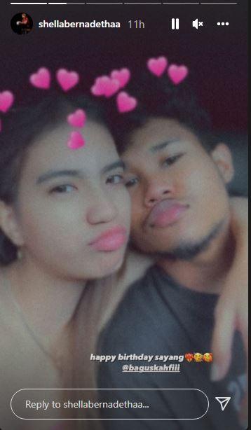 Shella Bernadetha memberi ucapan spesial di hari ulang tahun Bagus Kahfi Copyright: instagram.com/shellabernadetha