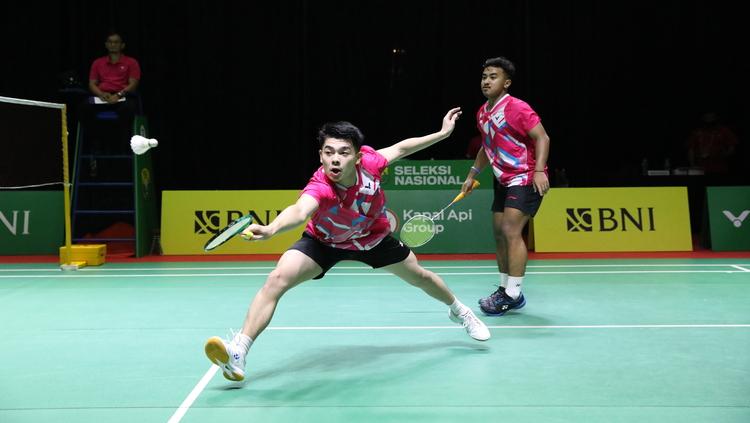 Gerardo Rizqullah Hafidz/Muhammad Gibran Arfiansyah juara Seleknas PBSI 2022.