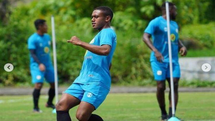 Rahmat Beri Santoso menjalani latihan bersama Barito Putera