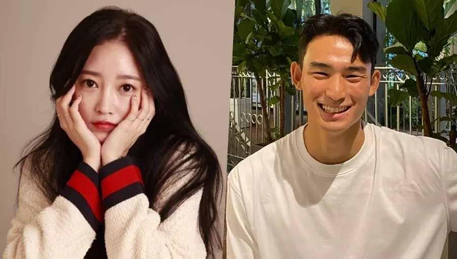 Soyeon T-ARA dan pemain Suwon FC, Cho Yu Min. Foto: soompi - INDOSPORT