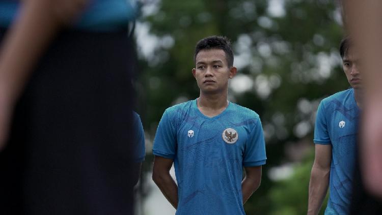 Kembali ke Timnas Indonesia setelah absen hampir 2 tahun, bintang Bhayangkara FC Sani Rizki siap buktikan kualitasnya kepada pelatih. (Foto: PSSI)