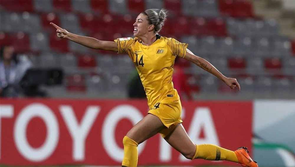 Pemain timnas putri Australia ya, Alanna Kennedy tak anggap remeh Timnas Indonesia di Piala Asia Wanita 2022. Foto: thewomensgame - INDOSPORT