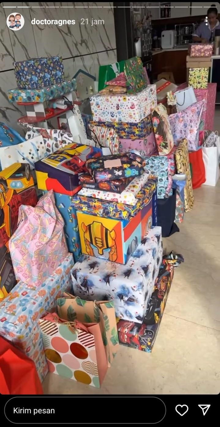 Instastory Instagram Agnes Amelinda Mulyadi, Minggu (30/01/22). Copyright: instagram.com/doctoragnes