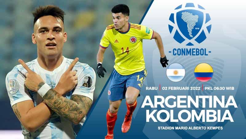 Pertandingan antara Argentina vs Kolombia (Kualifikasi PD Amerika Selatan). Foto: Instagram@argentinafootballfans/luisdiaz19_
