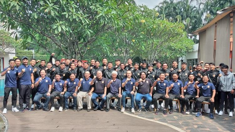 Pelepasan tim ASIOP FC yang akan berlaga di putaran nasional Liga 3 2021, Selasa (1/2/22).