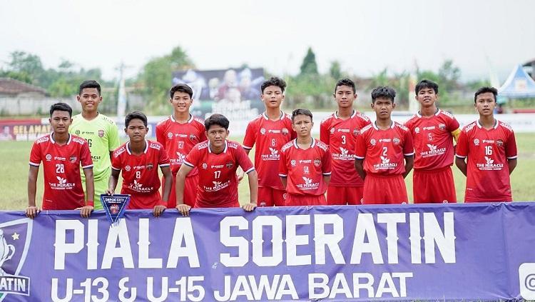 Skuat Depok City saat berlaga di ajang Piala Soeratin U-15. - INDOSPORT
