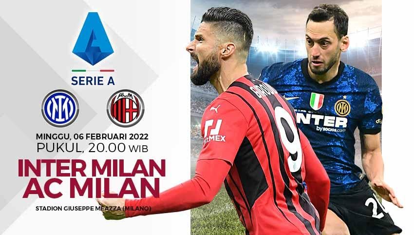 Pertandingan antara Inter Milan vs AC Milan (Serie A Italia). Foto: REUTERS/Daniele Mascolo/Alberto Lingria - INDOSPORT