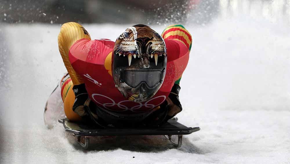 Olahraga skeleton olimpiade musim dingin. Foto: REUTERS/Edgar Su/File Photo.