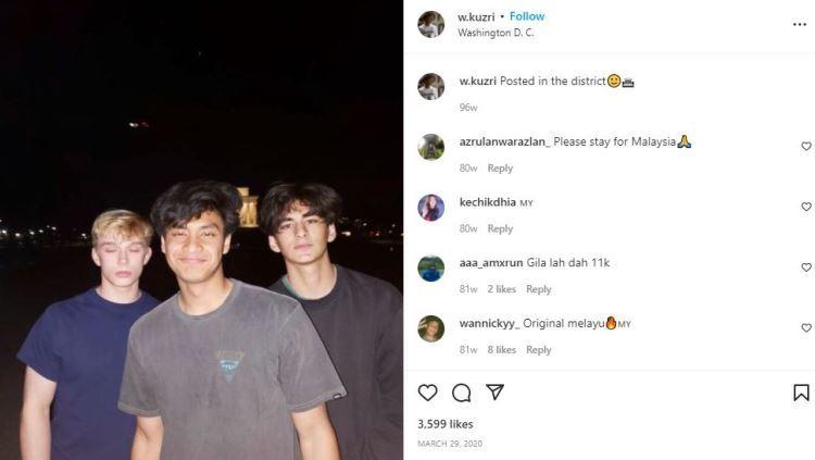 Wan Ahmad Kuzri (tengah), pemain asal AS batal memperkuat Timnas Malaysia untuk Piala AFF U-23. Foto: instagram/w.kuzri.