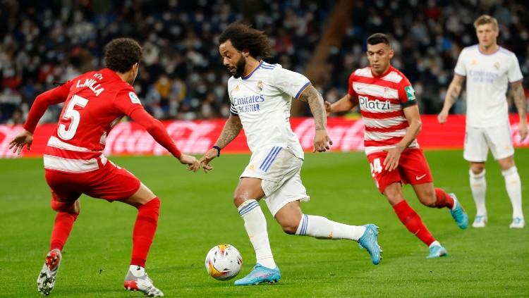 Marcelo selangkah lagi akan bergabung dengan klub Liga Inggris, Leicester City, pasca kontraknya bersama Real Madrid kadaluarsa di bursa transfer kali ini. (Foto: REUTERS/Juan Medina)