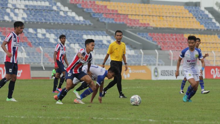 Persikota Tangerang hanya bermain imbang 0-0 kontra Galaticos FC di laga kedua Grup A babak 64 besar Liga 3, Rabu (09/02/22). - INDOSPORT