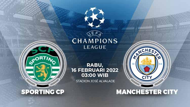 Link Live Streaming Liga Champions: Sporting CP Vs Manchester City ...