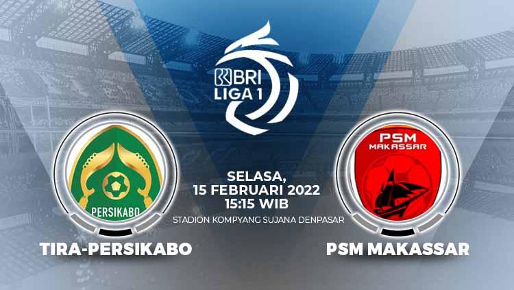 Prediksi Liga 1 Tira Persikabo vs PSM Makassar (15/02/22). - INDOSPORT