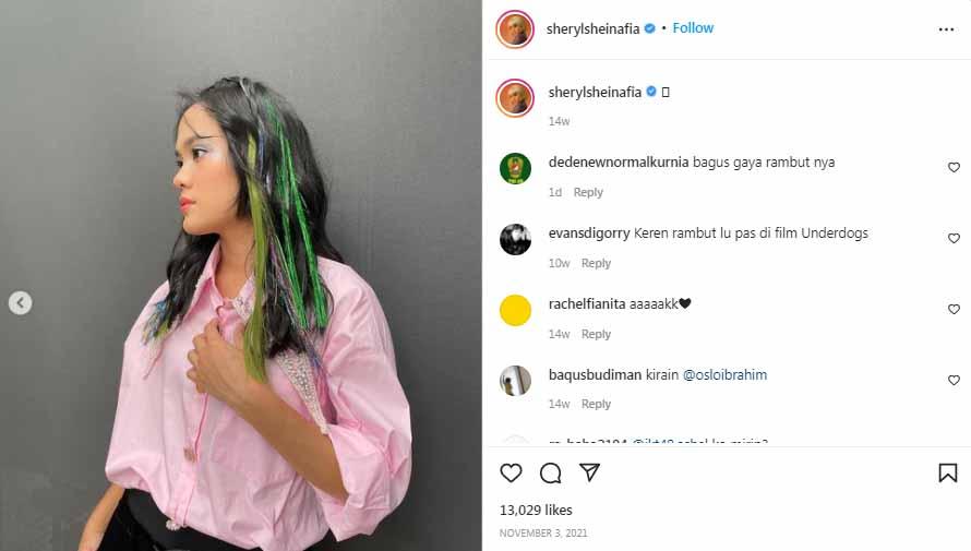 Artis multitalenta Tanah Air, Sheryl Sheinafia, dikagumi netizen karena potret kecenya saat menjajal olahraga skateboard yang dia unggah di instagram.