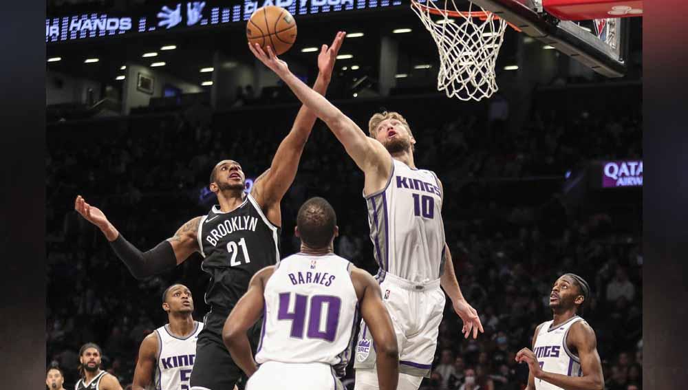 Laga NBA antara Sacramento Kings vs Brooklyn Nets. Foto: REUTERS/Wendell Cruz - INDOSPORT