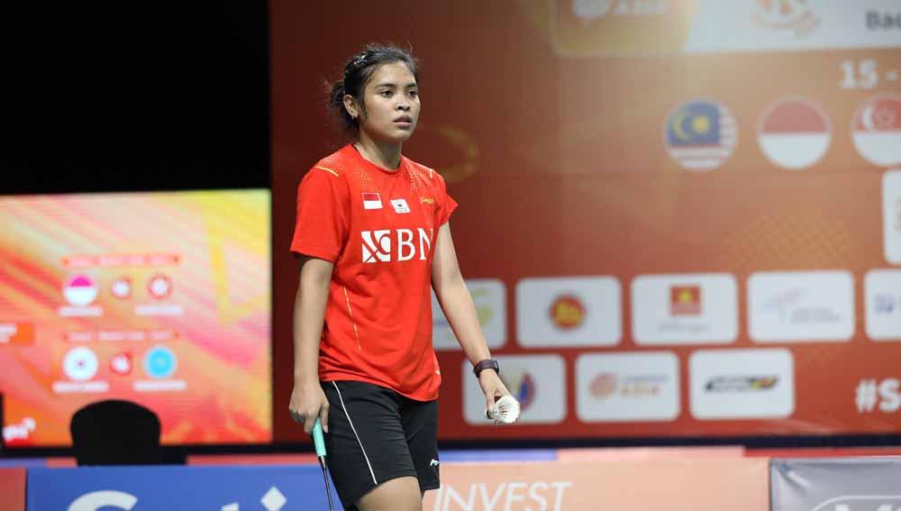 Gregoria Mariska Tunjung mundur dari turnamen Orleans Masters 2022. Kondisinya saat ini diungkapkan oleh Duta Besar RI di Inggris, Desra Percaya. Foto: Humas PP PBSI