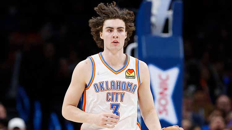 Josh Giddey, pemain Oklahoma City Thunder. FOTO: REUTERS/Alonzo Adams-USA TODAY Sports