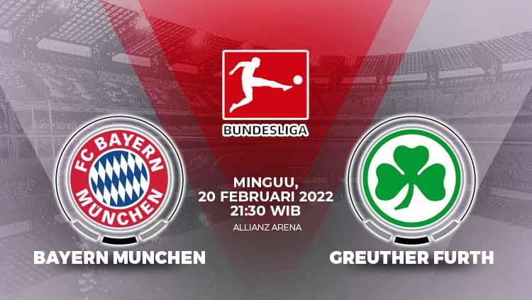 Berikut adalah prediksi pertandingan Bundesliga atau Liga Jerman pekan ke-23, yang mempertemukan Bayern Munchen vs Greuther Furth, Minggu (20/02/22). - INDOSPORT
