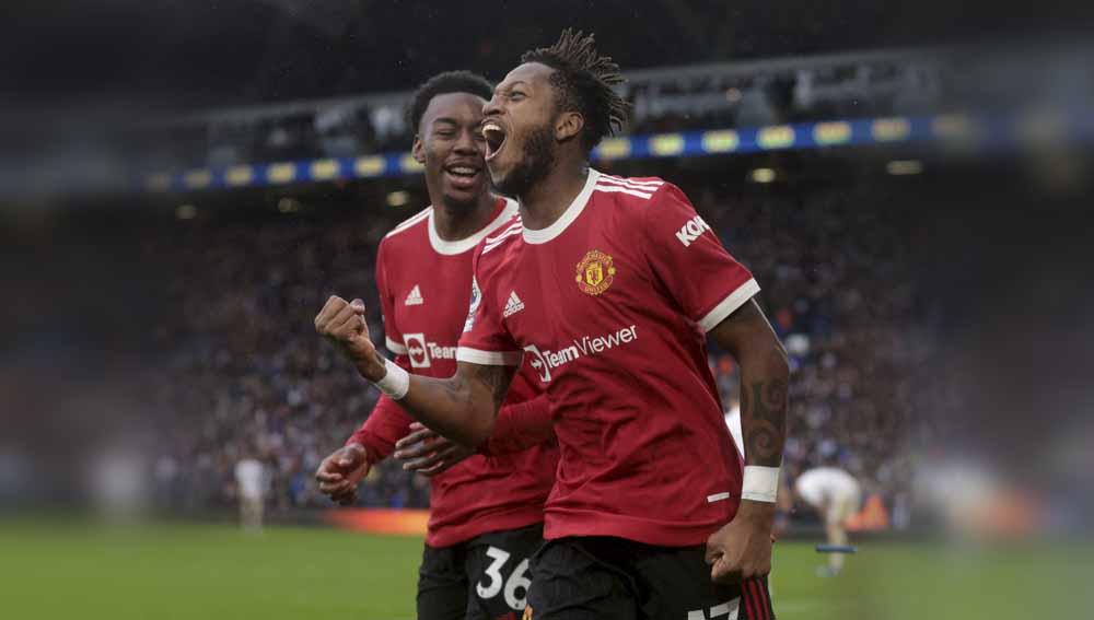 Manchester United dinilai semakin solid di bawah arahan Ralf Rangnick. Namun, Fred merasa ada yang janggal dengan hal tersebut. Foto: Reuters/Lee Smith