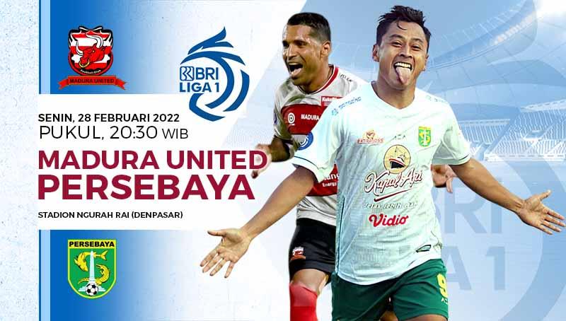 Pertandingan antara Madura United vs Persebaya Surabaya (BRI Liga 1). Foto: ligaindonesiabaru
