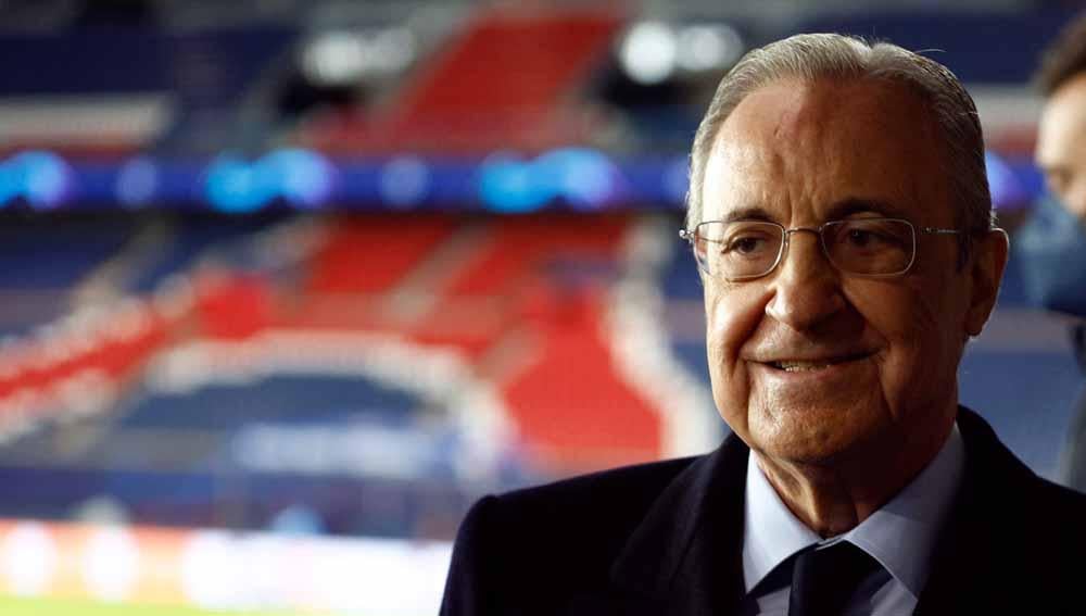 Presiden Real Madrid, Florentino Perez, dukung Joan Laporta untuk melewati masa-masa sulit jelang dimulainya Liga Spanyol (La Liga) 2022/23. - INDOSPORT