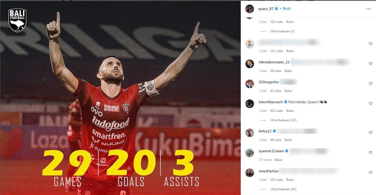 Luis Milla komentari Spaso Copyright: INSTAGRAM/Spaso_87