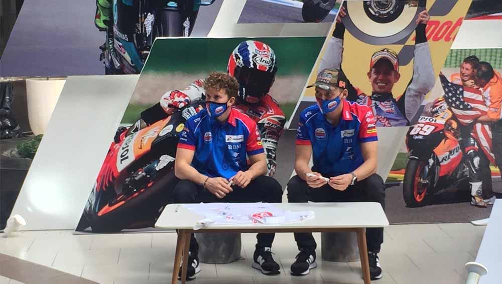 Perkenalan tim Mandalika Racing Ream jelang Moto2/MotoGP Indonesia. Foto: Tim Media Pertamina Mandalika