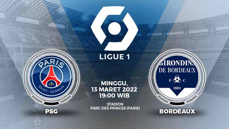 Pertandingan antara Paris Saint-Germain vs FC Girondins de Bordeaux (Ligue 1). - INDOSPORT