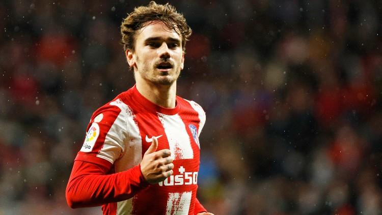Antoine Griezmann di laga Atletico Madrid vs Cadiz (12/03/22). (Foto: REUTERS/Susana Vera)